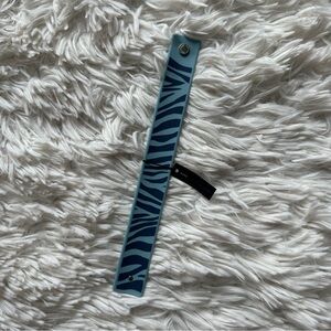 Marc By Marc Jacobs Silicone Snap Bracelet Mist Multi New With Tags